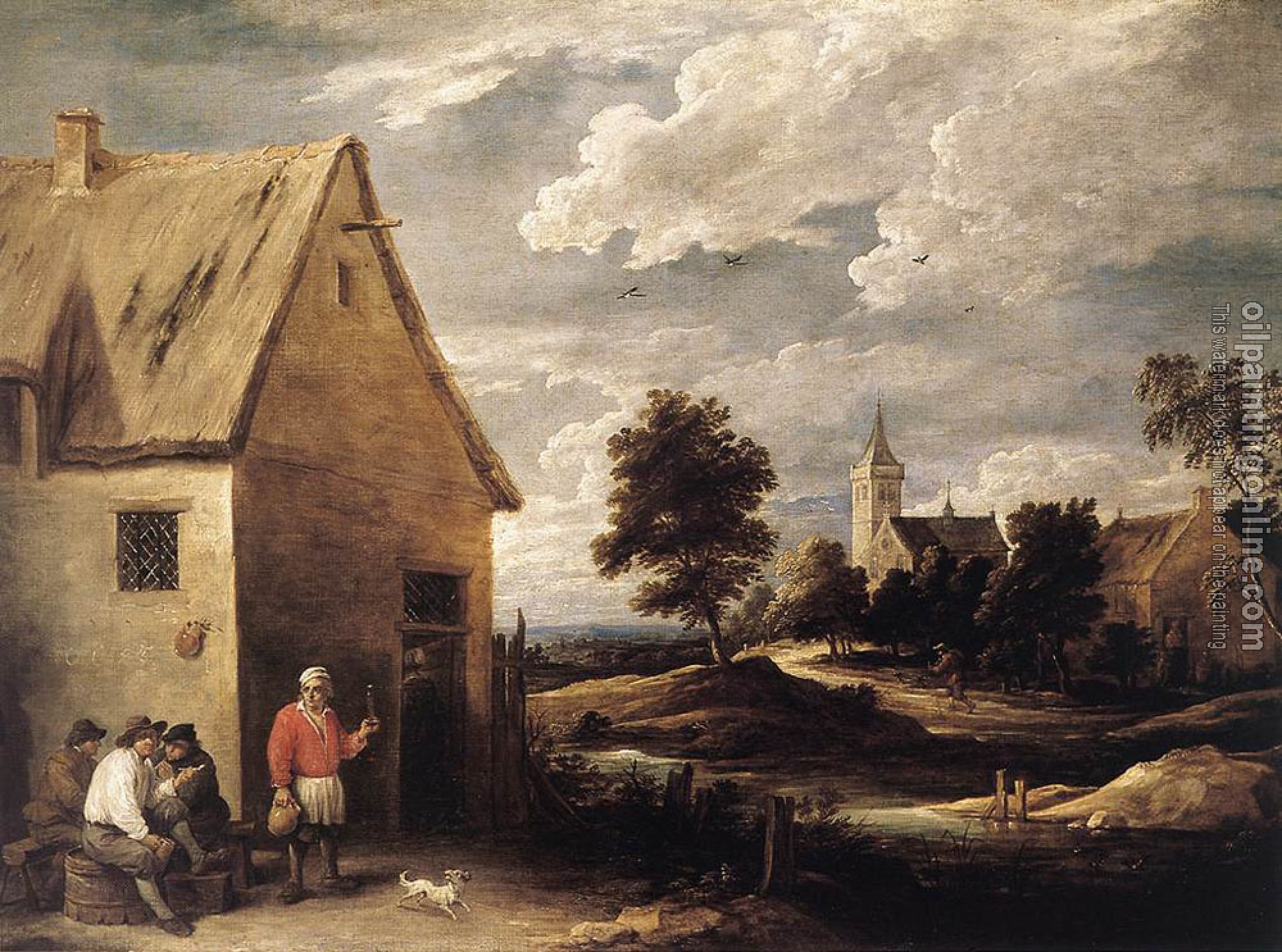 David Teniers the Younger - Village Scene